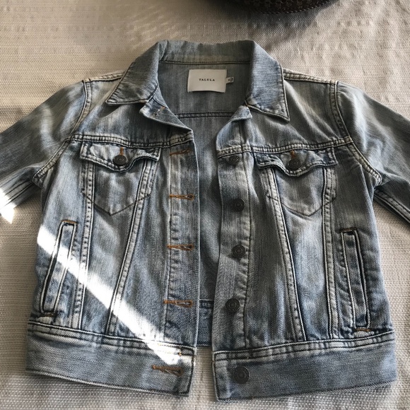 New Aritzia Talula jean jacket. Too small for me. - Picture 1 of 4